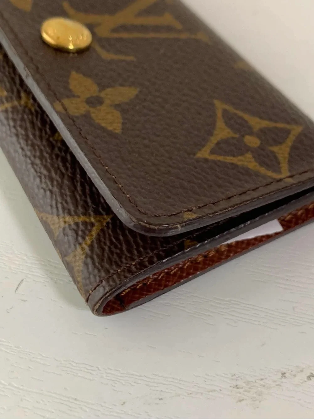 Louis Vuitton Brown and Gold Monogram Wallet